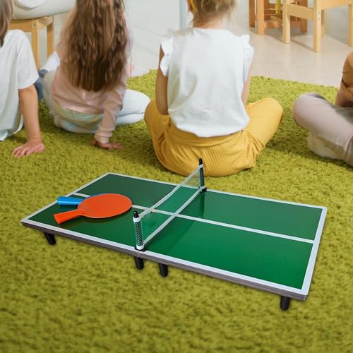 Mini Ping Pong Table Compact Portable Detachable Multifunctional Table