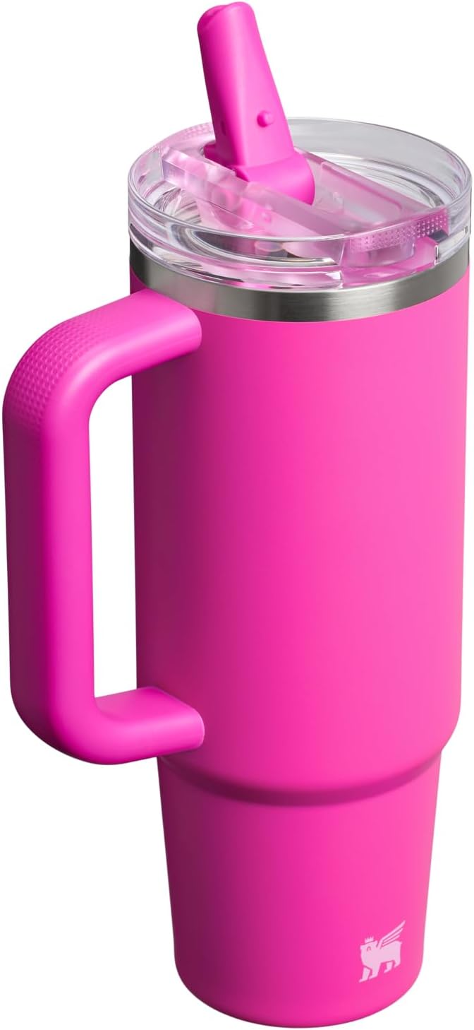 STANLEY Quencher ProTour Flip Straw Tumbler with Leakproof Lid | Built-In Straw & Handle | Cupholder Compatible for Travel | Insulated Stainless Steel Cup | BPA-Free