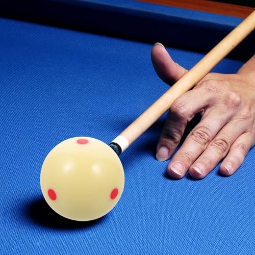 Speckled Design Durable Cue Ball Pool Ball Billiard Training Tool for American Pool Billiards Practice Aiming Exercise