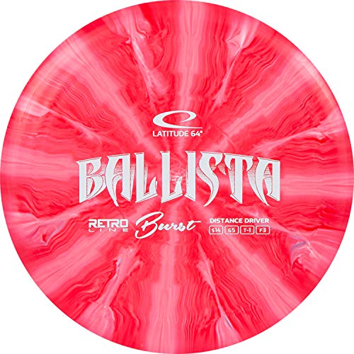 Latitude 64 Retro Burst Disc Golf Starter Set | Perfect Disc Golf Set for New to Intermediate Players | Includes Bonus Mini Marker | Grippy Base Plastic | Colors May Vary - style: 6