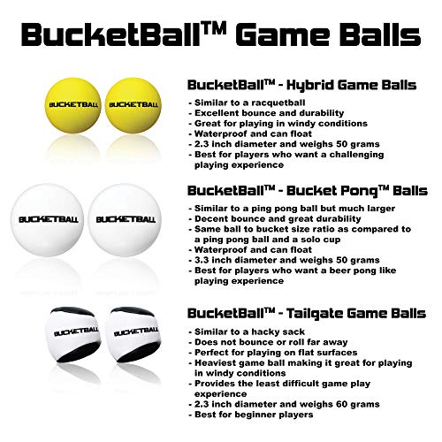 BucketBall Game Balls - style: Tailgate Balls