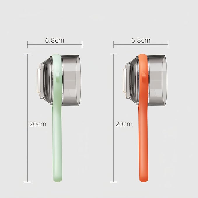 Peeling Knife With Storage Box, Fruit And Vegetable Peeler With Container, Double-Sided Stainless Steel Multi-Function Peeler For Home Kitchen (A-1pcs Orange)