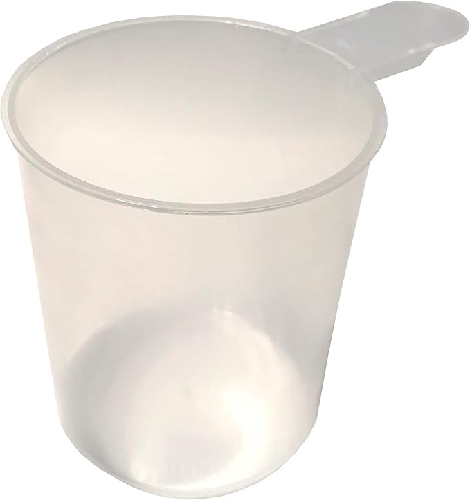 3/4 Cup (6 Oz. | 175 mL) Short Handle Scoop for Measuring Coffee, Pet Food, Grains, Protein, Spices and Other Dry Goods (Pack of 25)