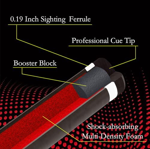 Carbon Fiber Pool Cue,11.8mm/12.5mm Low Deflection Cue Stick,Professional Pool Stick with Case - color: MF4, size: 11.8mm