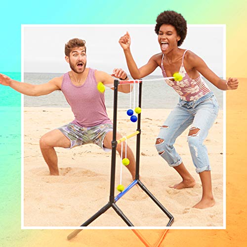 Franklin Sports Replacement Ladderball Bolas - color: Blue/Yellow, size: One Size