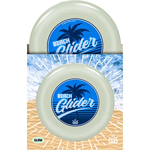 Dynamic Discs Beach Glider Flying Disc, Catch and Throw Frisbee Discs Golf, Predictable Flight Pattern, 175g+, Discs Golf Color Will Vary - color: White