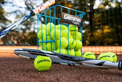 Gamma Sports Pressureless Tennis Balls Box - Ideal for Practice, Teaching, and Training with High-Visbility Felt - Indoor and Outdoor Court Play - 48 and 75 Pack Sizes - size: New Bag of 10