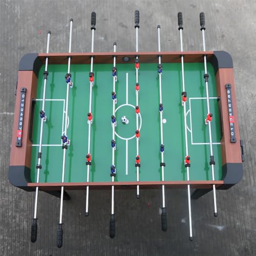 Virubi Foosball Table, 48 Inch Soccer Game Table with Adjustable Weight, Steel Sporty Design Football Table for Kids Adult Family Indoor Games