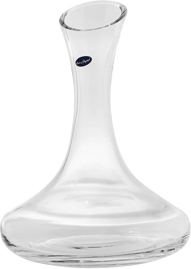 Amlong Crystal Lead-Free Large Wine Decanter, Red Wine Carafe, Wine Gift, Wine Accessories 58 oz (1700ml), with Crystal Globe Stopper