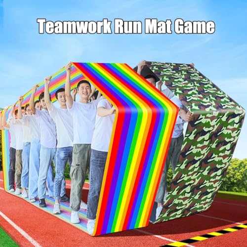 Teamwork Games Playing Run Mat Outdoor Party Game(Adult-6M) - size: Adult-6M
