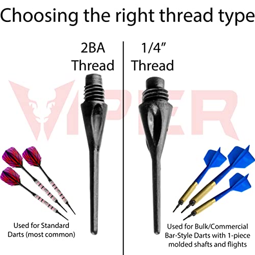 Viper Diamond Soft Tip Dart Points - size: 500 Pack