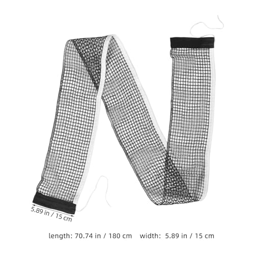 Polyester-Cotton Mesh Table Tennis Net Foldable Design Quick Installation Tight Rebound for Indoor Outdoor Standard Tables