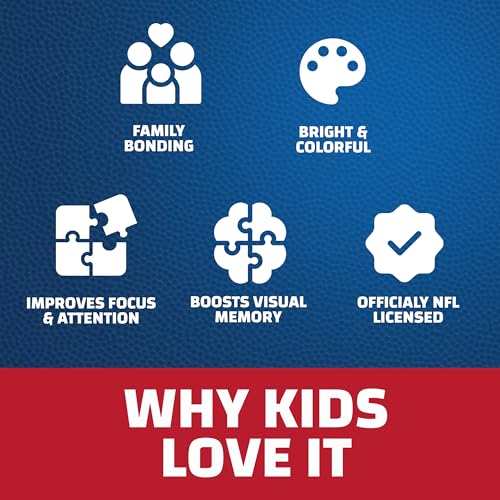 MasterPieces Game Day - NFL Kansas City Chiefs Spot It Game for Kids, Adults, and Family - style: Kansas City Chiefs
