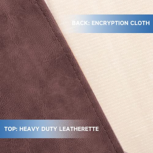 GSE Games & Sports Expert Billiard Table Covers, 7'/8'/9' Waterproof & Tearproof Heavy Duty Leatherette Pool Table Cover (Several Colors Available) - color: Brown - 9ft
