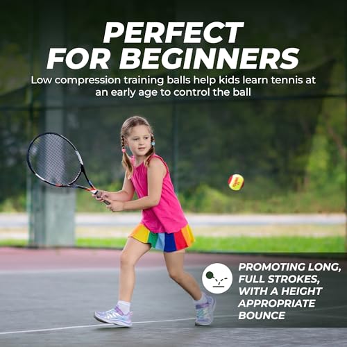 Tourna Low Compression Stage 3 Tennis Ball - style: 60 Pack