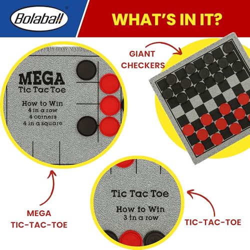 Bolaball 4 in a Row & Giant Checkers Combo