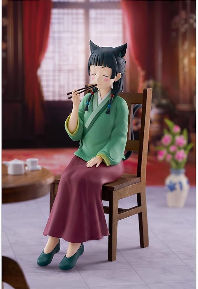 2pcs Maomao Figure Anime Sitting Figure Models Cute Figurine Maomao Action Figures Collectibles Statue Desktop Decoration