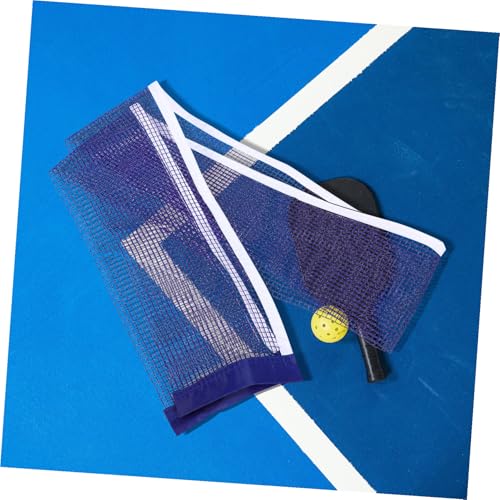 Portable Table Tennis Net with Iron Bracket and Polyester Mesh for Indoor Outdoor Use Quick Assembly Pingpong Net for Training and Competitive Play Suitable for Adults