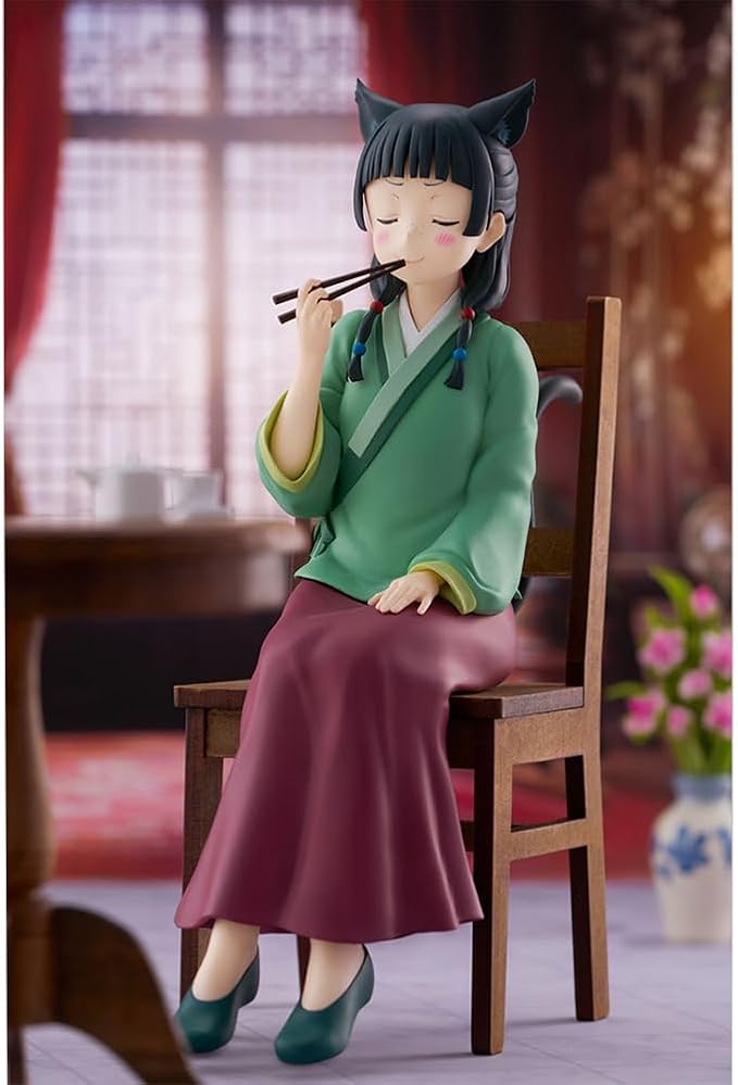 2pcs Maomao Figure Anime Sitting Figure Models Cute Figurine Maomao Action Figures Collectibles Statue Desktop Decoration