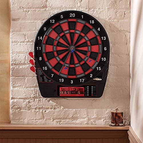Electronic Dart Board, Electronic Dart Board, Professional Soft Dart Target, Practice Dart Machine with LCD Scoreboard, Powered by AC Adapter Or Battery, for Indoor Garden Office Gifts