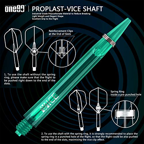 ONE80 90% VHD Steel Tip Tungsten Dart, Professional Barrel Style with Extra Flights, Shafts and Sharpener Gift Box Packaging - style: H-22g