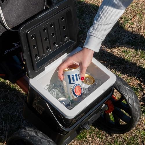 Bag Boy Quad Pro Disc Golf Cart - color: Green/Black