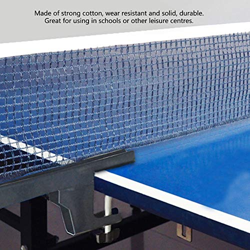 Replacement Table Tennis Net, Indoor and Outdoor Table Tennis Net, Heavy Duty Table Tennis Net, Replacement ARY for Table Tennis Training (Black)