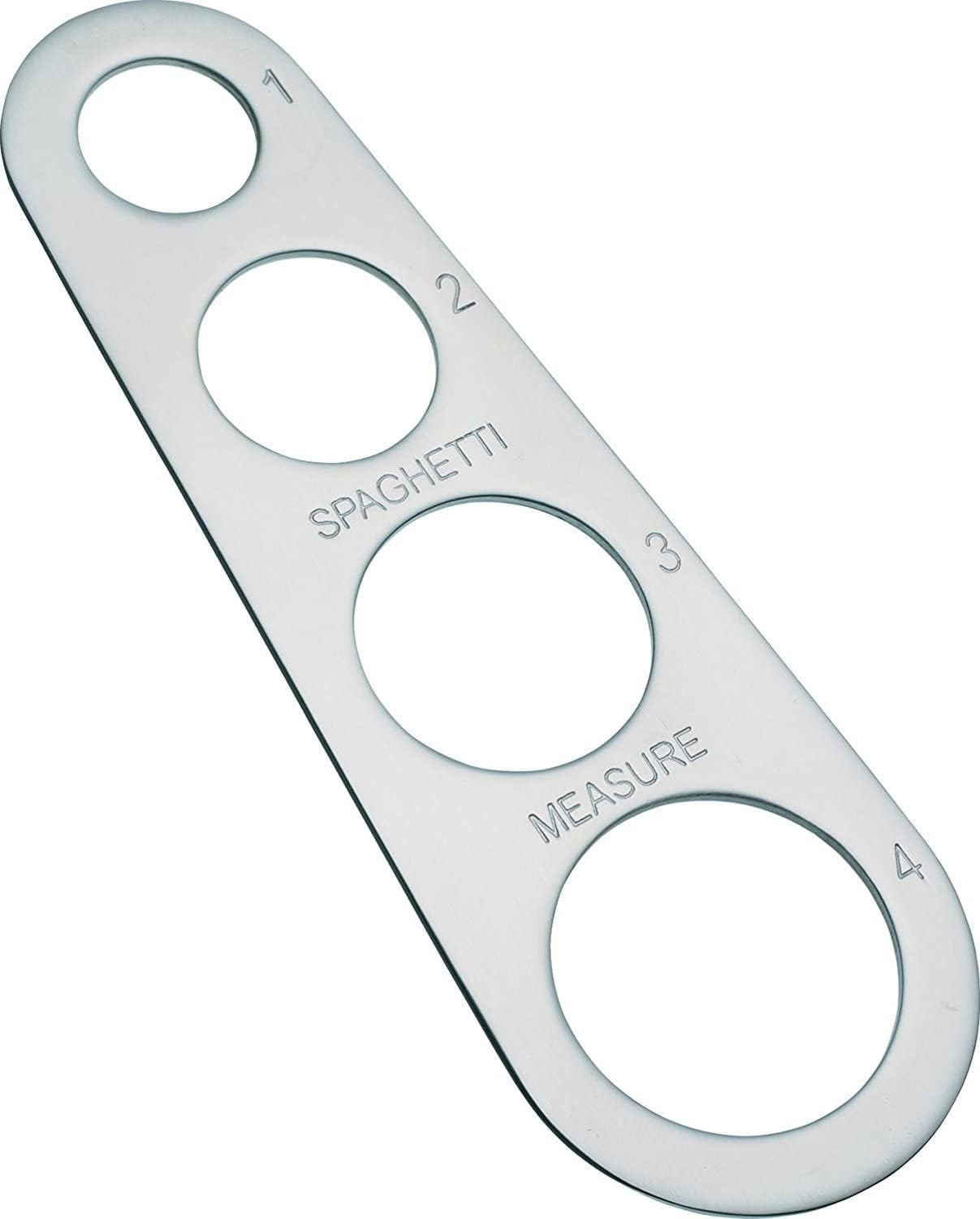 Stainless Steel Spaghetti Measure Tool 4 Holes Pasta Measuring Portion Control Gadgets Kitchen Accessories (1PCS)