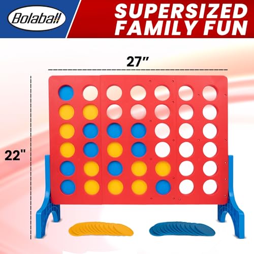 Bolaball 4 in a Row & Giant Checkers Combo