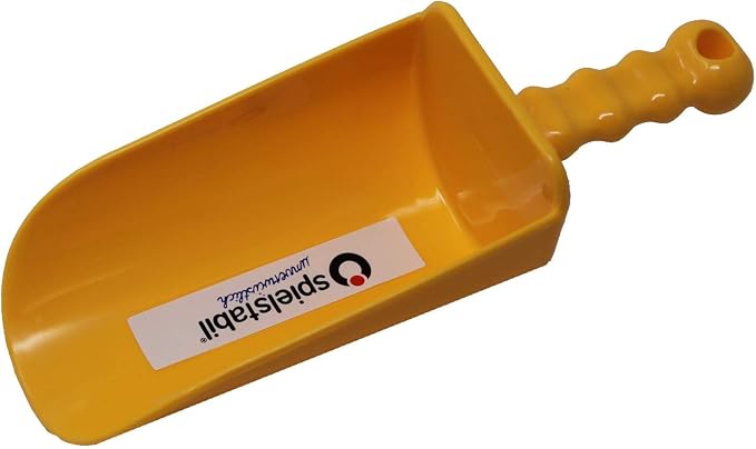 Spielstabil Beach Sand Scoop Bundle - 12 Pack of Large Sand Scoops, Outdoor Sandbox Toys for Playground Equipment and Toddler Beach Fun for Ages 2.5 & Up, Made in Germany