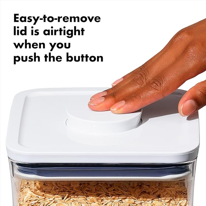 OXO Good Grips POP Container - Airtight Food Storage - 1.9 Qt for Snacks, Sugar and More (Pack of 8)