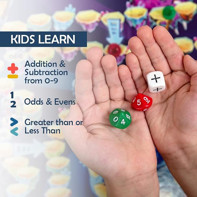 Sums in Space - Addition and Subtraction Games - Kindergarten and First Grade Educational Math Games for Kids 5-7