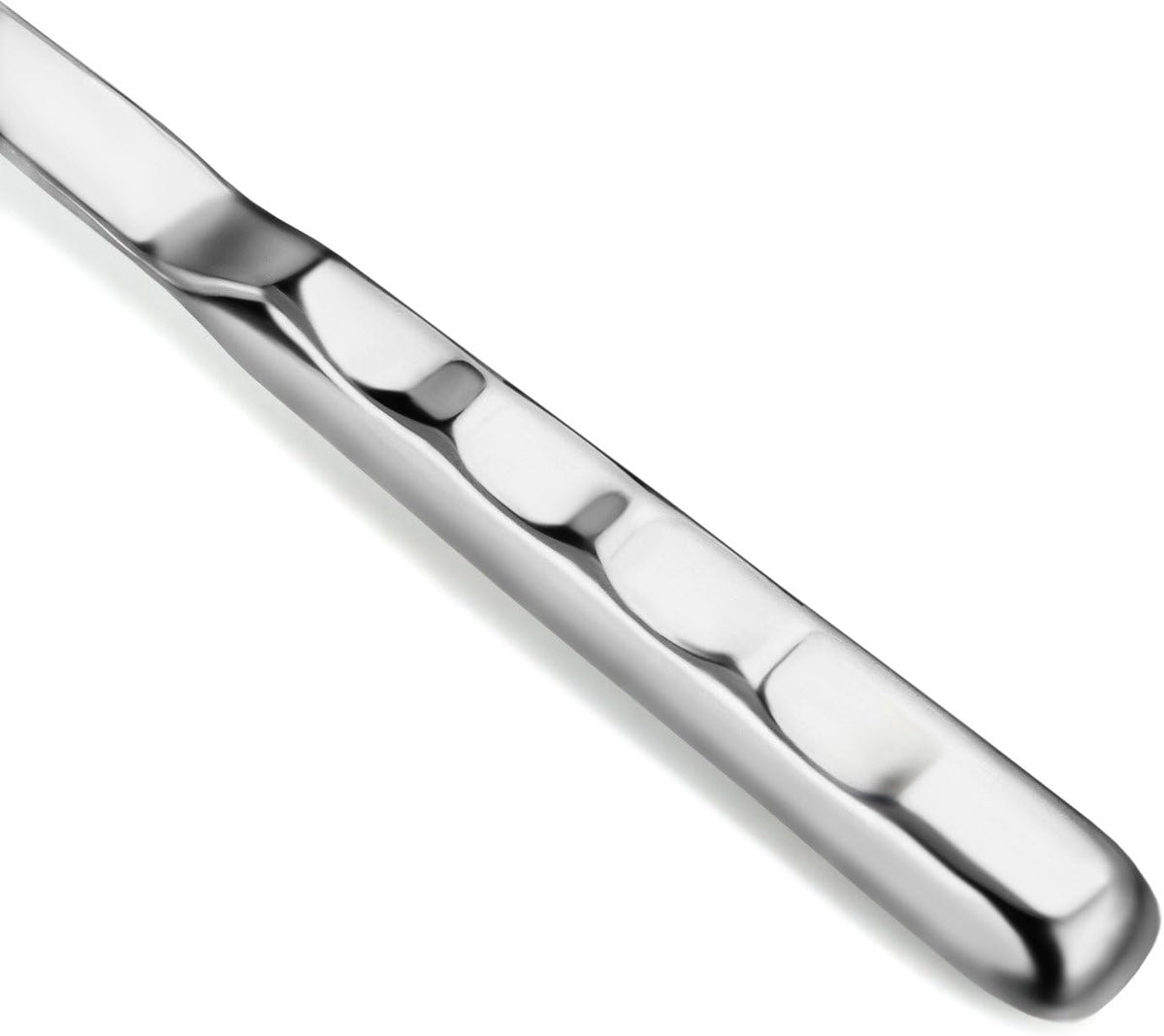 New Star Foodservice Hollow Handle Notched Serving Spoon (Silver, Slotted Serving Spoon (12-Inch))