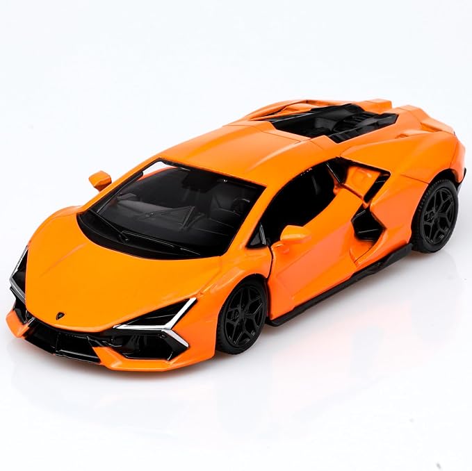TOKAXI 1/36 Scale Lamborghini Revuelto Diecast Cars Models,Pull Back Vehicles Lamborghini Toy Cars,Cars Gifts for Boys Girls Orange