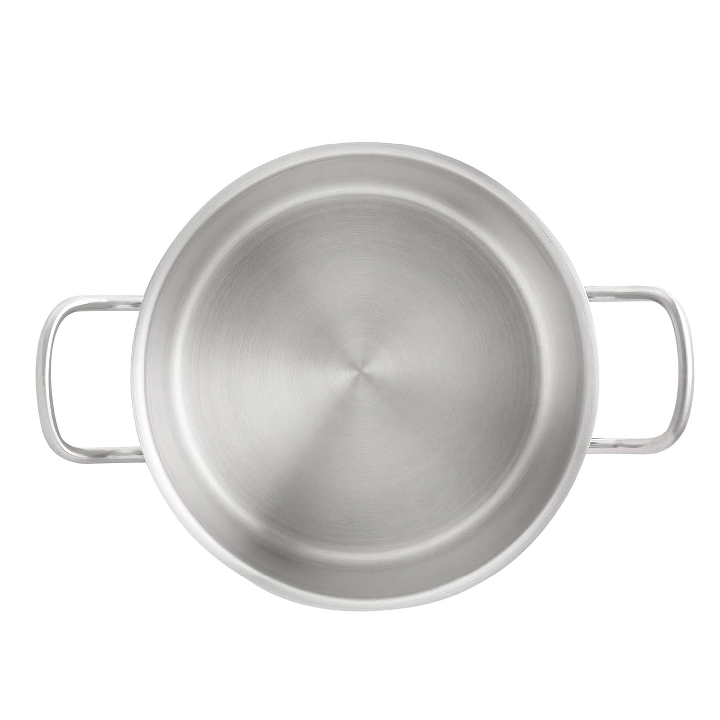Amazon Basics 12 quarts Stainless Steel Aluminum-Clad Stock Pot with Cover (Previously AmazonCommercial brand)