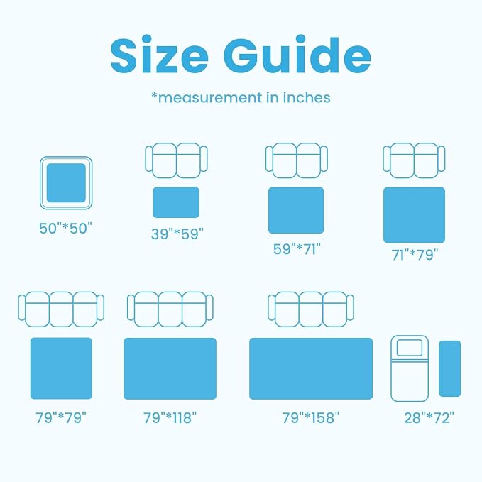 1.3" Thick Foam Baby Play Mat Extra Large 79x158, Basic Padded Plush Tummy Time Crawling Mat, Non-Slip Support Area Rug for Playroom Nursey Living Room (Ivory)