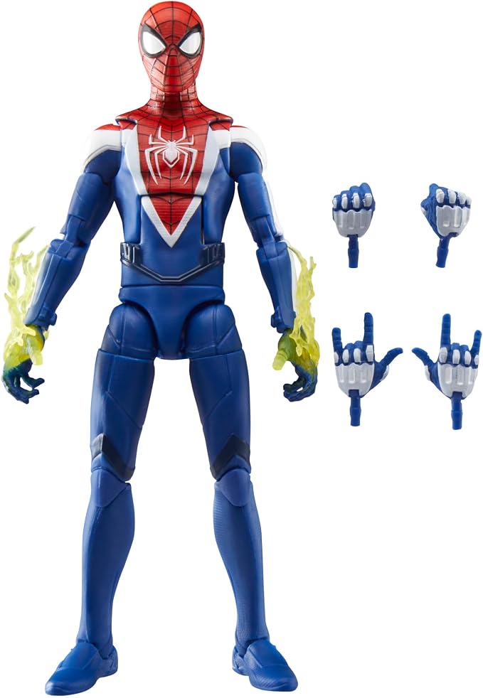 Marvel Legends Series Gamerverse Miles Morales Upgraded Suit Style, Spider-Man 2 Video Game-Inspired Collectible 6 Inch Action Figure