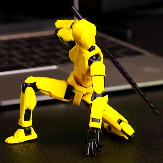Assembly Completed-Titan 13 Action Figure, Upgrade T-Robot 13 Action Figures, New Dummy Robot 13, 3D Printed Multi Action Figure Set,Creative Gifts for Children Adults (9pcs(Assembly Completed))