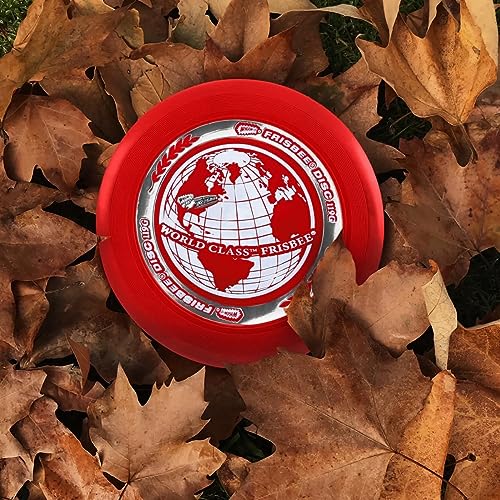 Whamo-O Frisbee - World Class Frisbee - 9.25" Sport Flying Disc 119G - Lightweight - Durable Flying Disc Toys for School, Game Prizes, Party, Indoor & Outdoor Game - style: 6 PACK ( RED + BLUE )
