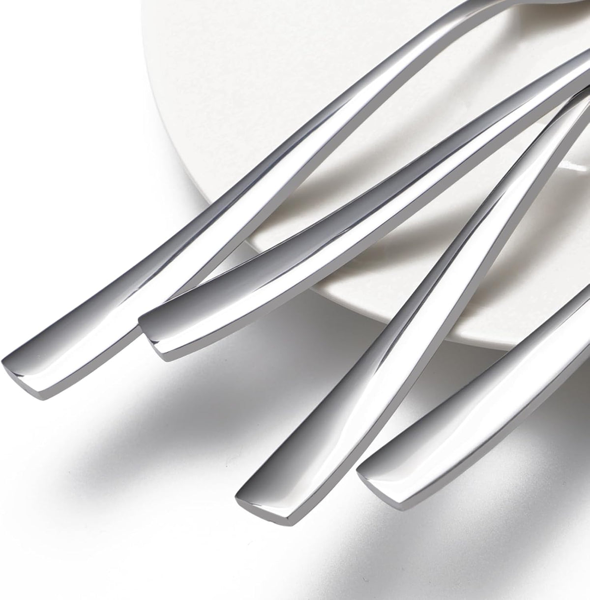 8-Piece Spoons Set, 7 Inch Stainless Steel Teaspoon, Tablespoon, Silverware Spoons for Home,Kitchen or Restaurant, Dishwasher Safe