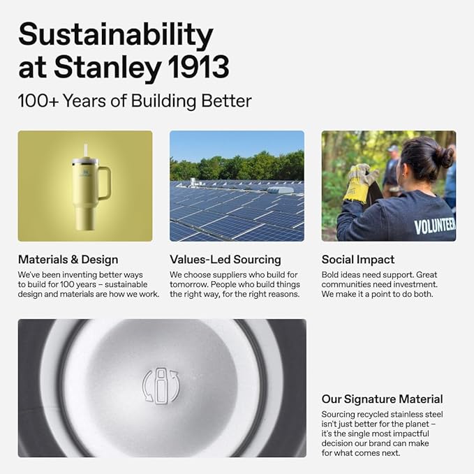 STANLEY Quencher H2.0 Tumbler with Handle and Straw 14 oz | Flowstate 3-Position Lid | Cup Holder Compatible for Travel | Insulated Stainless Steel Cup | BPA-Free | Cobalt