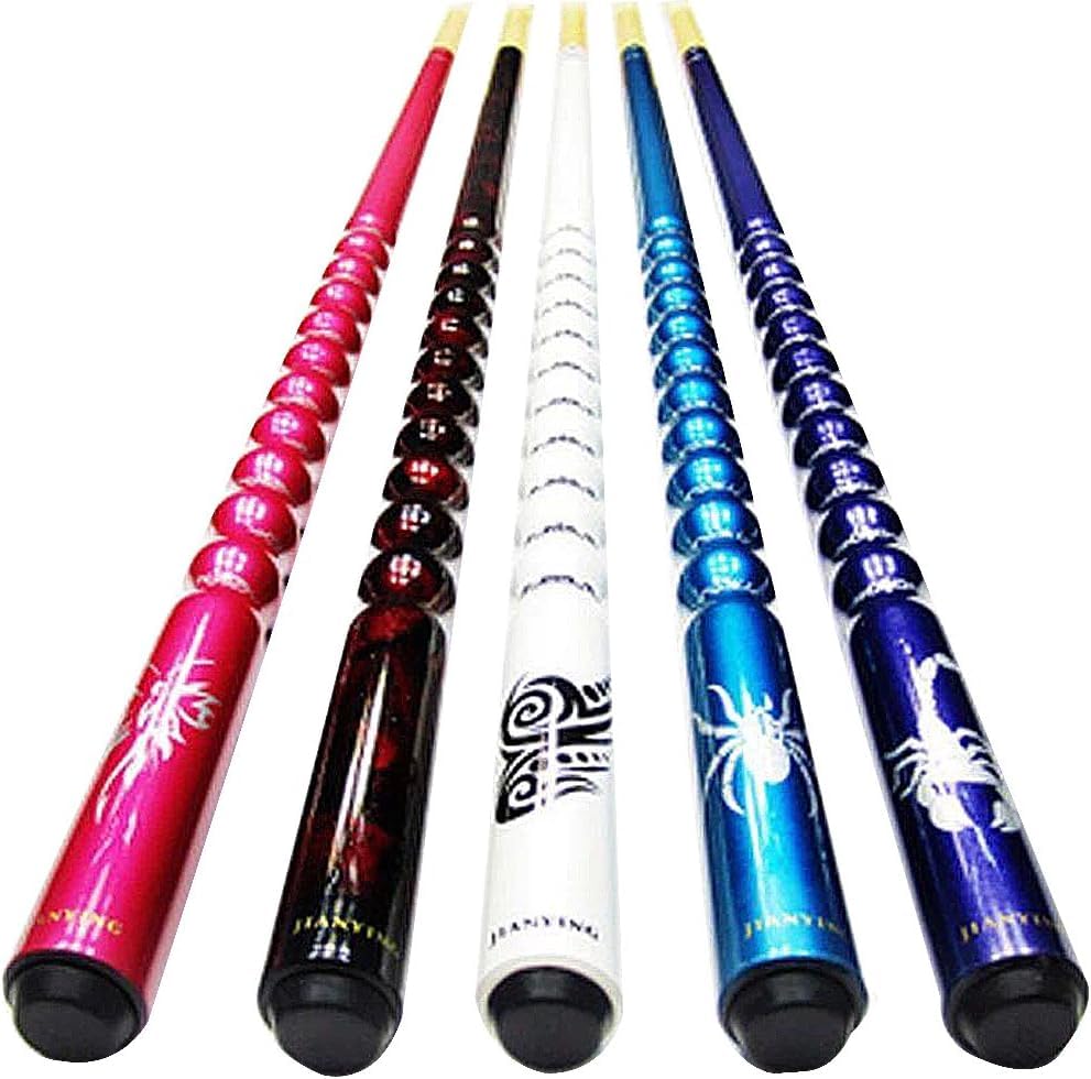 58" Pool Cue Stick,13mm 2-Piece Maple Hardwood Ergonomic Design Billiard Cues Kit,19/20/21oz - color: Rose, style: 20oz