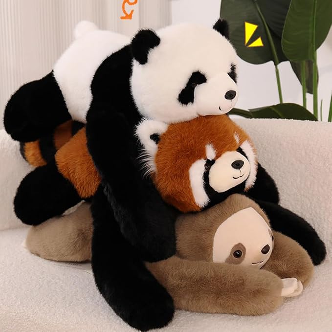 17.7 inch Red Panda Weighted Stuffed Animals, Weighted Plush Animal, Cute Soft Plush Toy Pillow Hugging Plushie Birthday Gifts for Kids Adults