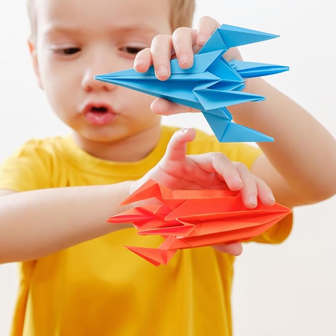 Pigipigi Kids Craft Origami Paper Kit for Kids Ages 5-8 8-12, with Guiding Book, 360 Sheets DIY Art and Crafts Supplies,Colorful Folding Papers Set Projects Gifts Activity for Boy Girl Toys(Japanese)