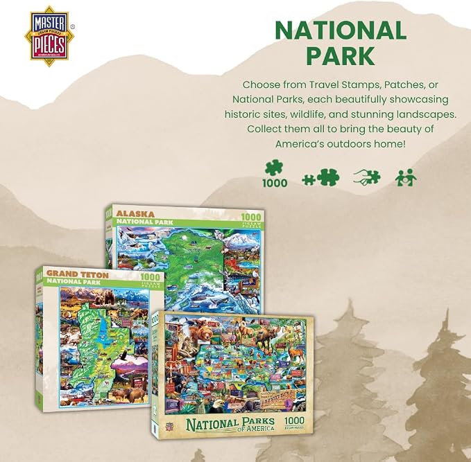 MasterPieces 1000 Piece Jigsaw Puzzle for Adults, Family, Or Kids - Black Hills