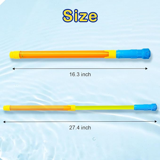 6 Pack Water Gun for Kids Adults, Pool Toys Squirt Gun for Kids Ages 3-5 4-8 8-12,Super Water Soaker Blaster for Party Favors Outdoor Backyard Summer Activities