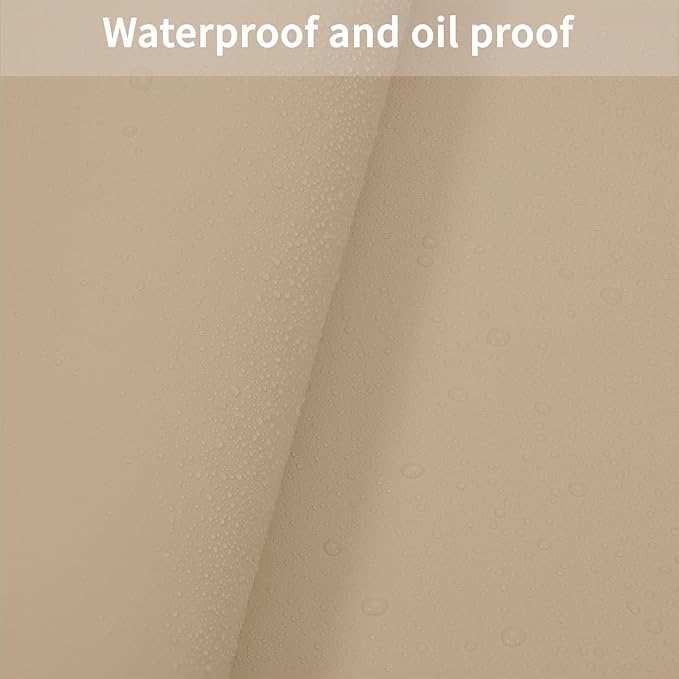 Leather Desk Mat,1.8mm Thick,16x60 Inch Desk Cover,Desk Protector Mat,Dresser Cover Top,XL Desk Mat,Table Top Protector,Dresser Protector Top,Desk Cover Protector(Light Brown+Gray,16x60)