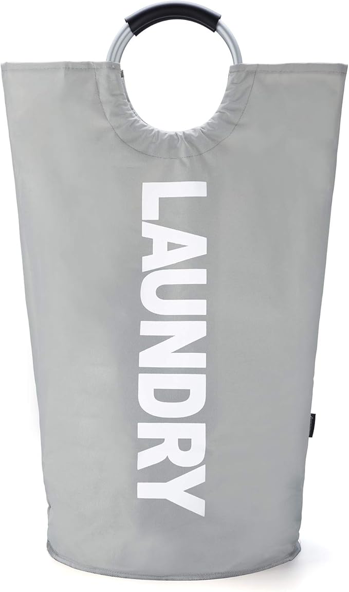 Caroeas 90L Laundry Basket (13 Colors), Waterproof Laundry Hamper, Laundry Bag with Padded Handles, Clothes Hamper, Collapsible Laundry Basket Easy Storage