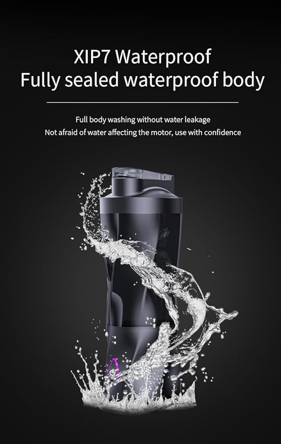 Personal Juice Blender With 24-Ounce Capacity Portable Mixing Cup USB Rechargeable Smoothie Maker BPA-Free With Leak-Proof Lid Suitable For Travel Fitness Camping And Home Use (Black and white)