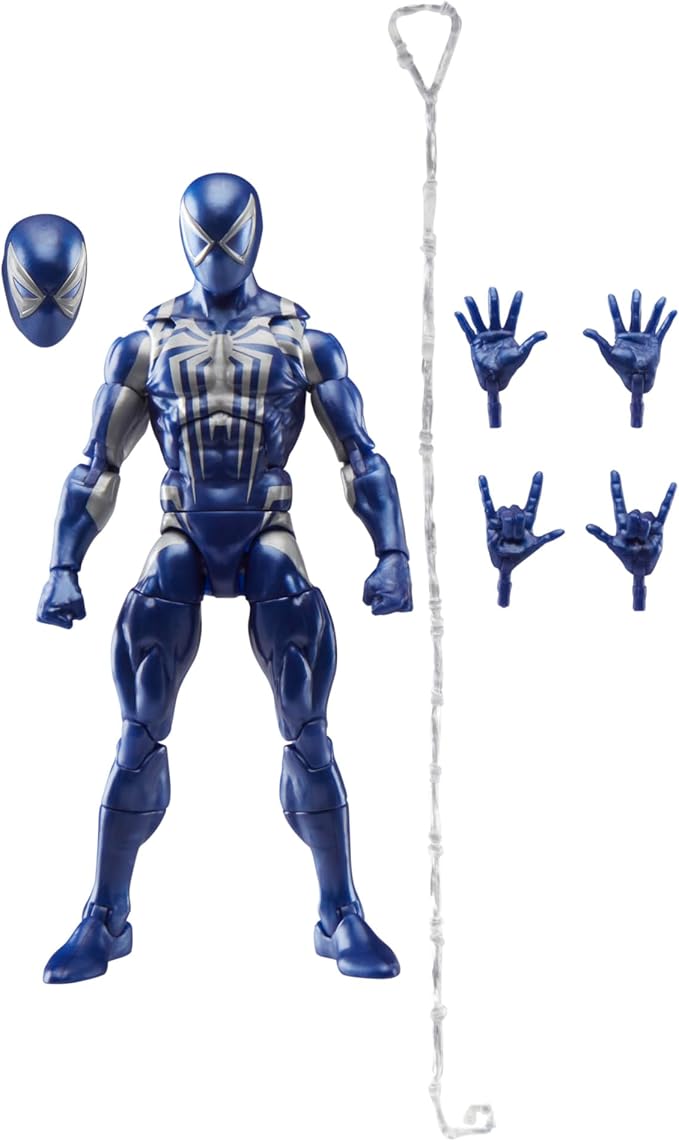 Marvel Legends Series Gamerverse Peter Parker Anti-Venom Suit Style, Spider-Man 2 Video Game-Inspired Collectible 6 Inch Action Figure
